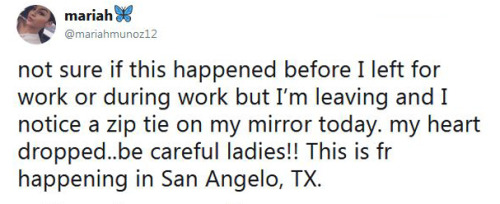 IT IS VERY REAL!! ALWAYS BE AWARE. Don’t take them off when you immediately see it. Wait until you get to a different...