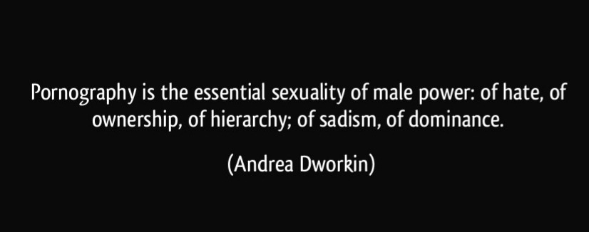 Sex Pronouns - Feminismo muda o mundo â€” Extremely relevant quote: If porn is ...