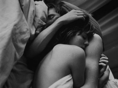 Image result for a couple hugging in bed