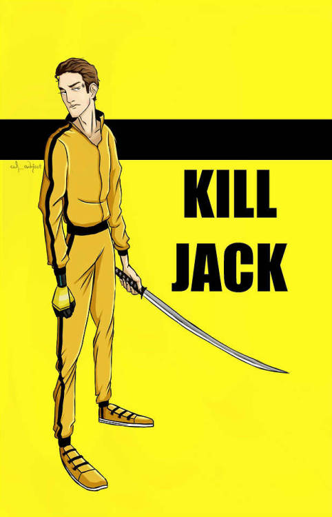 sad-subject-art:Another illustration for a fanfic (Kill Bill!AU...