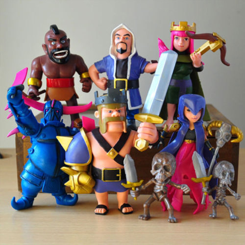 8PCs/lot Clash of Clans Action Figures Phone Game Model Dolls...