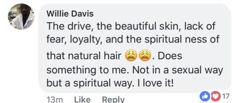 blackgirlsreverything:This morning on FB ❤️