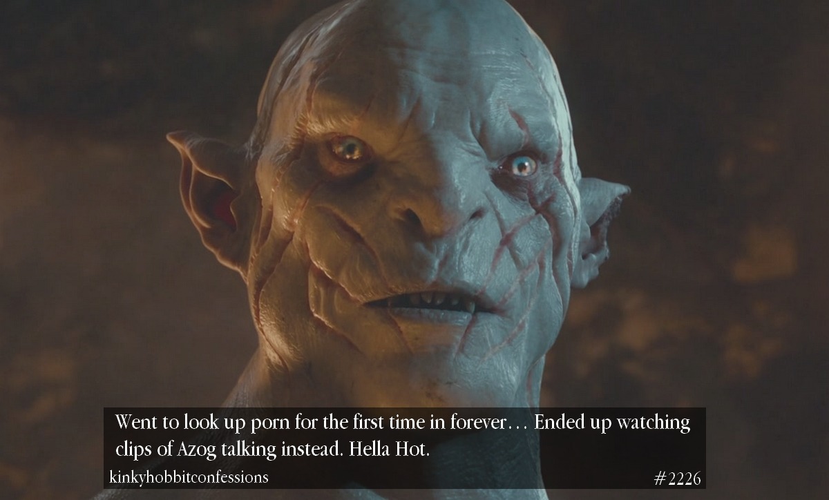 Hobbit Orc Porn - Kinky Hobbit Confessions â€” #2226 Went to look up porn for ...