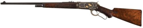 peashooter85:Gold and platinum inlaid Winchester Model 1866...