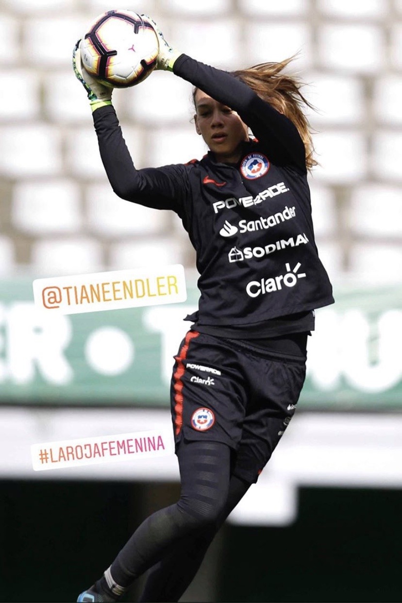 Blech — Tiane Endler (from La Roja Instagram)