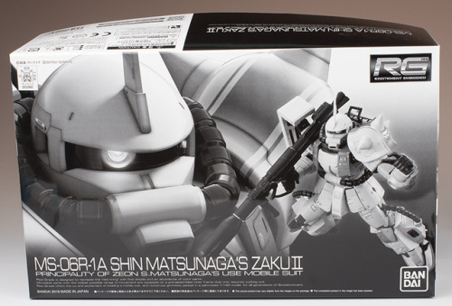 gunjap:FULL REVIEW: P-Bandai RG 1/144 SHIN MATSUNAGA’S ZAKU II...