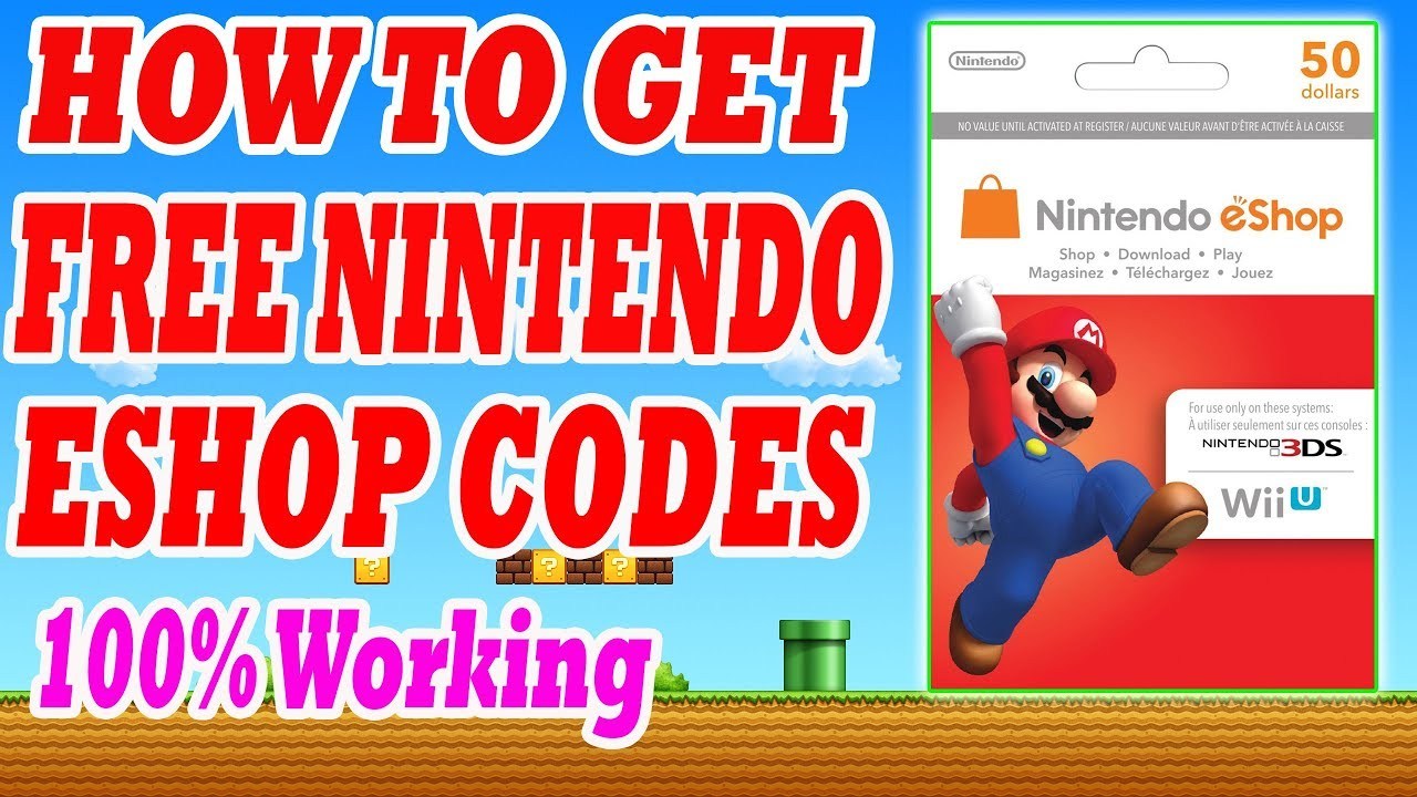 free nintendo 3ds eshop codes