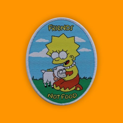 figdays:“Friends Not Food” Patch //2DeanDesign