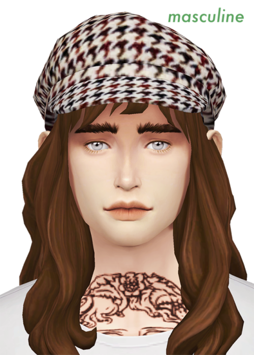 jnojoysims:[JnoJoysims] EA Baker Boy Hat  