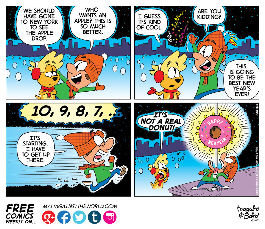 Happy New Year 2018 Comic