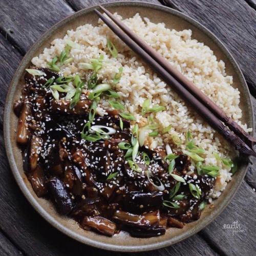 veganfoody:Spicy Szechuan Eggplant