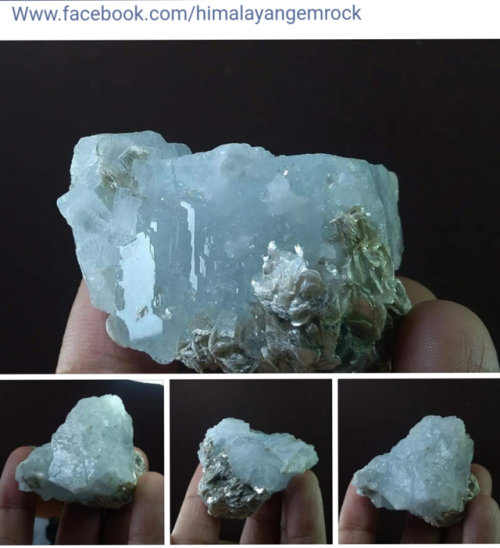 aquamarine Mica gemstone minerals specimen geology gemology rocks crystals
