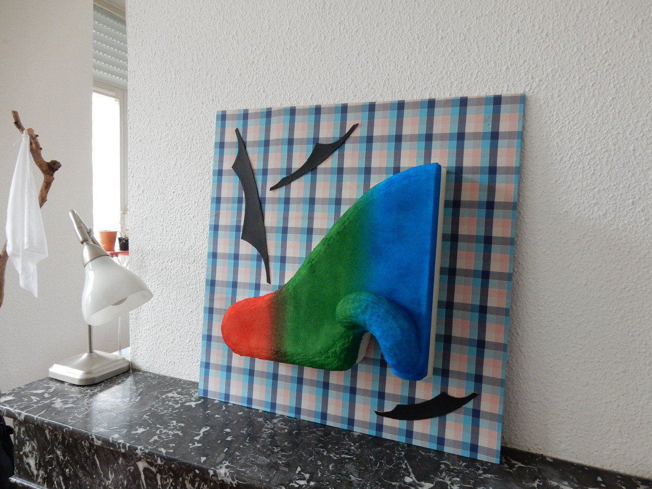 Louise Aleksiejew Mon Panache 2017 Mousse Peinture Acrylique