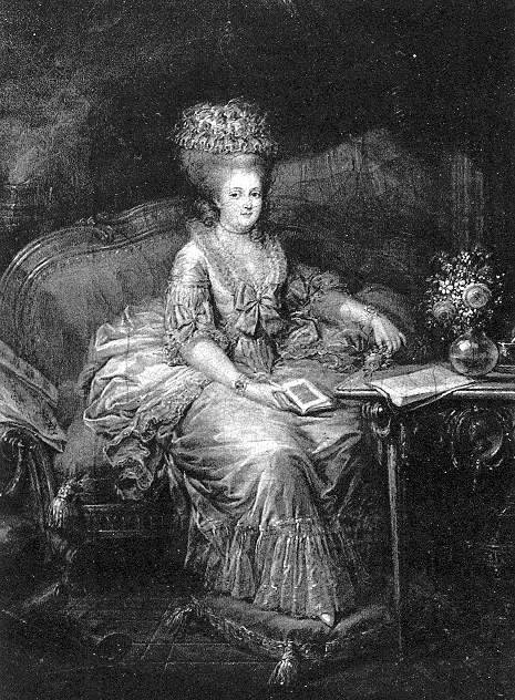A portrait of Madame Clotilde, sister of Louis XVI, by Charles Leclerc.
image: Royal Palace of Turin