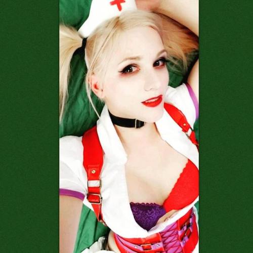 Filming some Harley vids tonight! ^_^ #bts #harleyquinn...