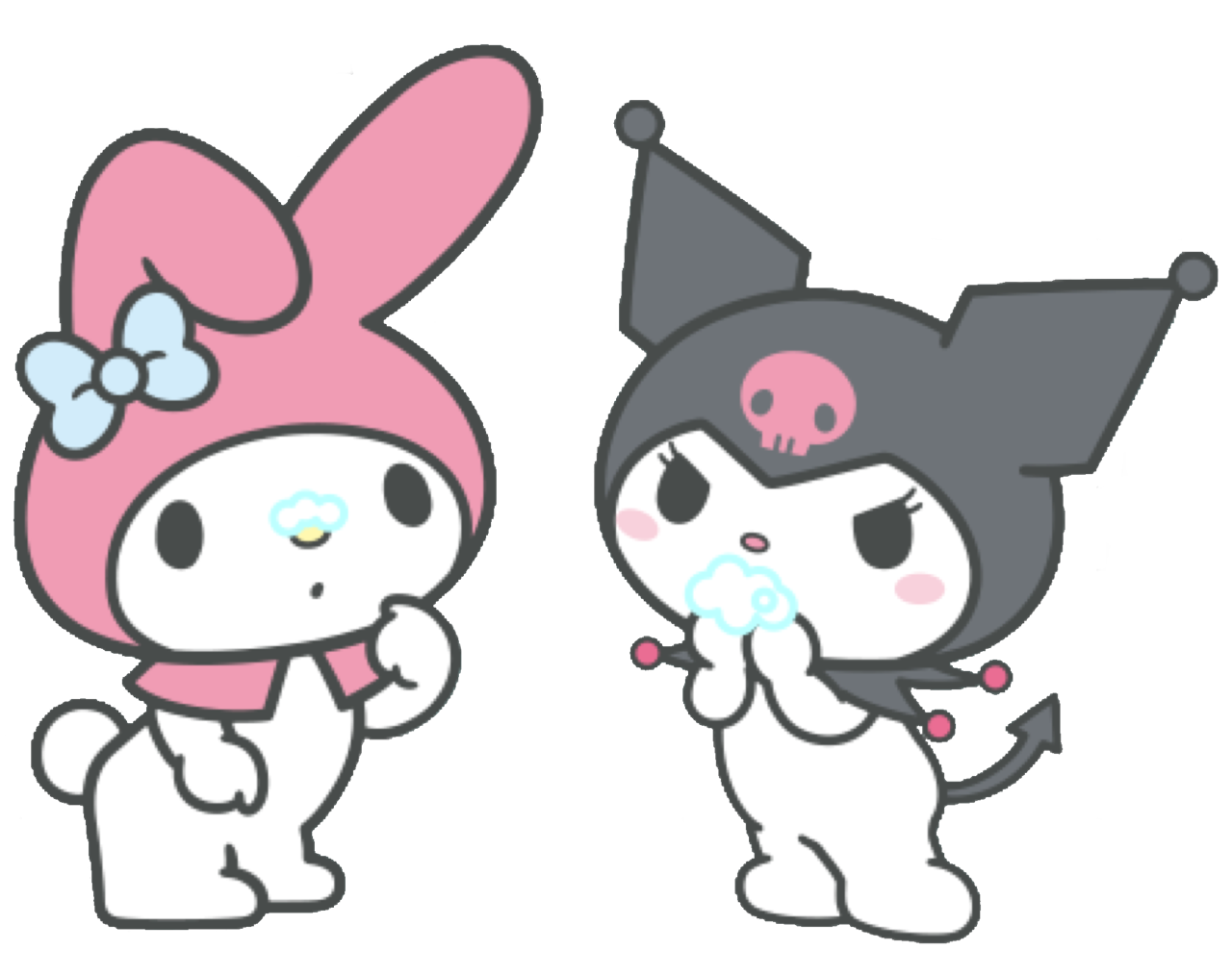 My Melody And Kuromi Png.