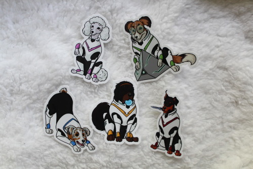 lyssartandstars:FORM PUPTRON!Puptron stickers are now on sale...