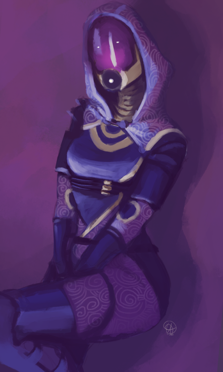 blackdistractionart:Another quick painting between...