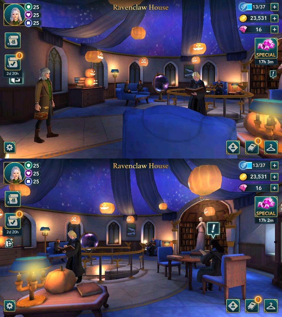 Hogwarts Mystery Ravenclaw Common Room Halloween Decorations