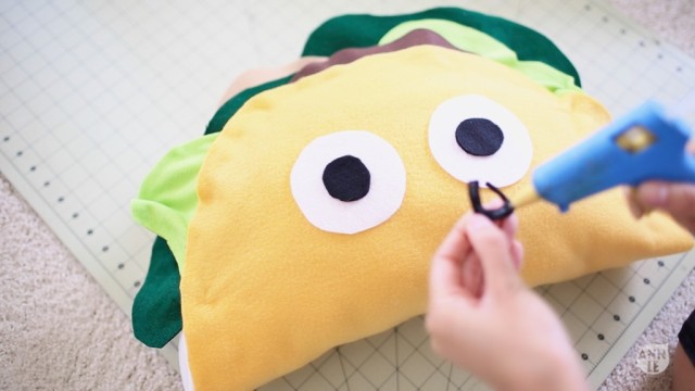 plush taco pillow