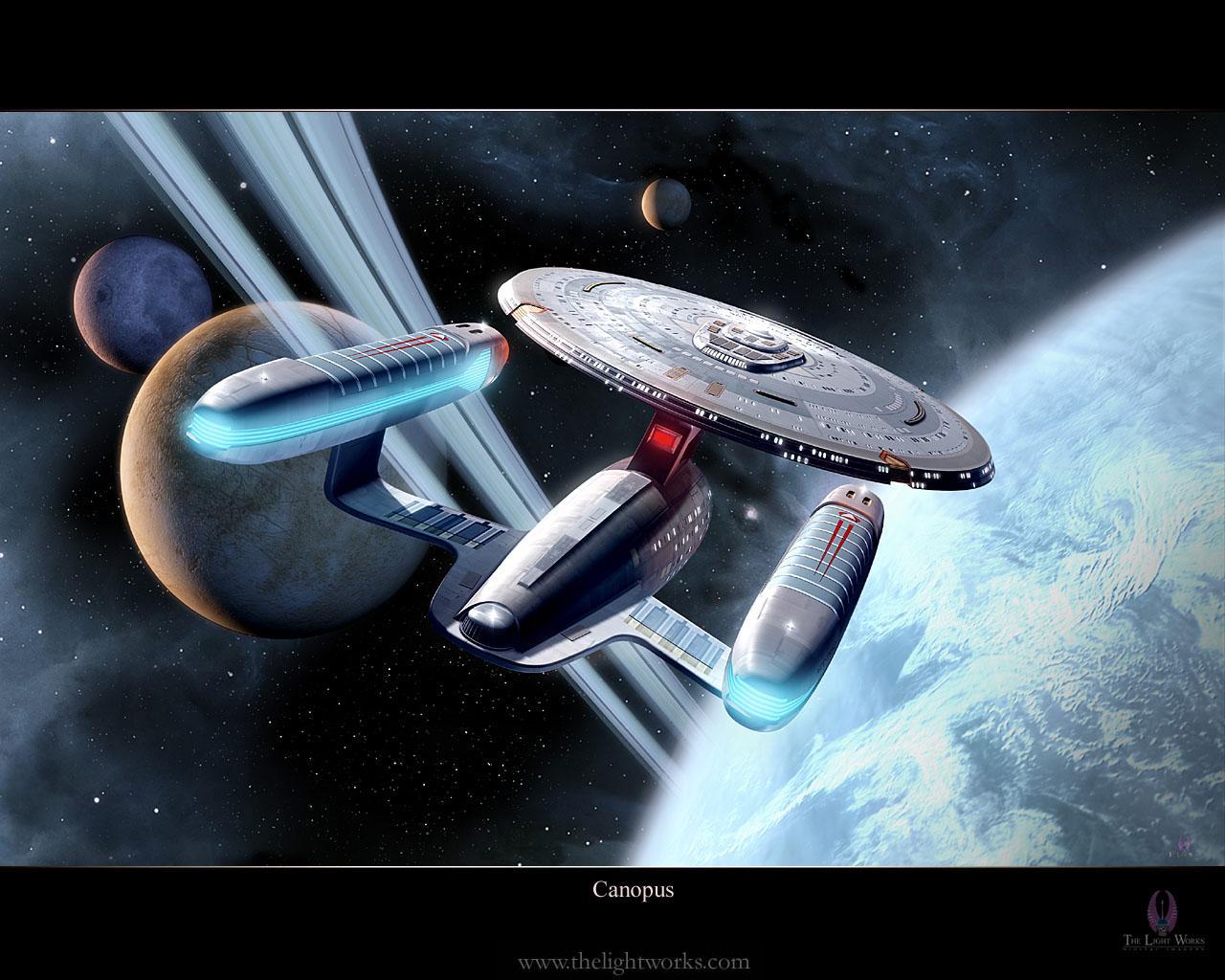 Starfleet ships — Ambassador-class starship by www.thelightworks.com