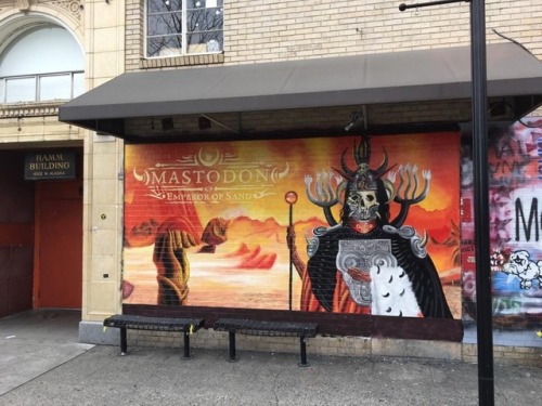 Mastodon mural