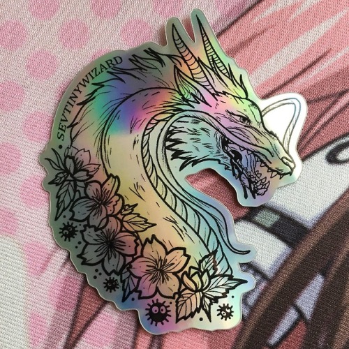 sosuperawesome:Holographic StickersSevtiny Wizard on EtsySee...