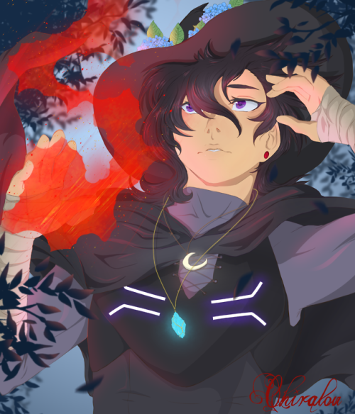 chiralou:Keith from @kiilea’s witch au! @keith-nothanks and I...