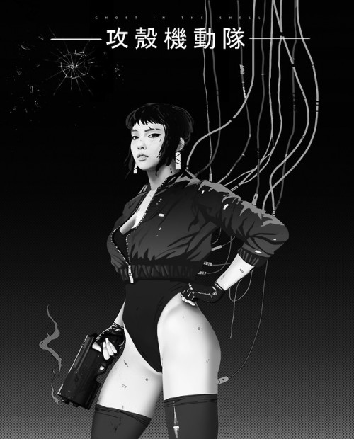 rhubarbes:ArtStation - Ghost in the Shell, by Nana...