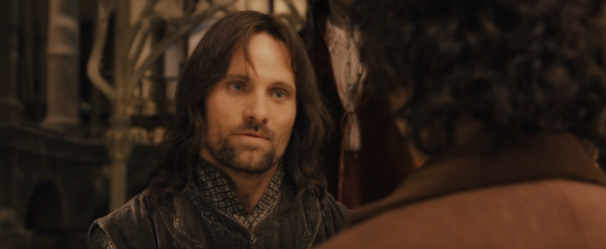 aragorn takes blame for frodo leaving books