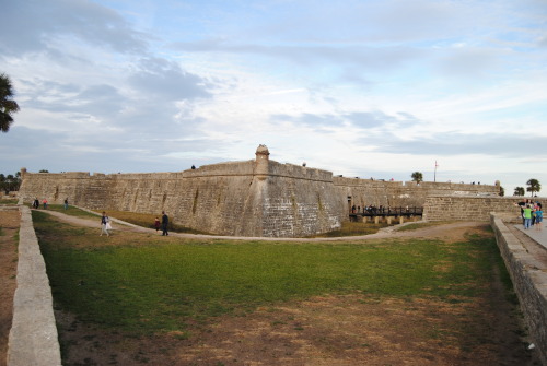 Castillo De San Marcos fort in St Augustine