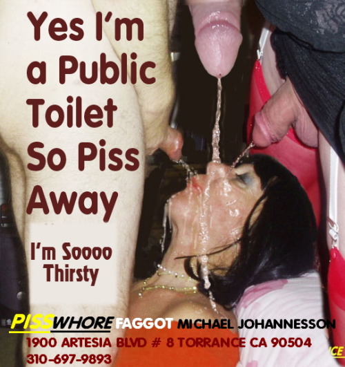 nastymichelle:MICHAEL JAMES JOHANNESSON SISSY QUEER URINAL...