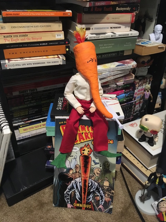 flaming carrot statue