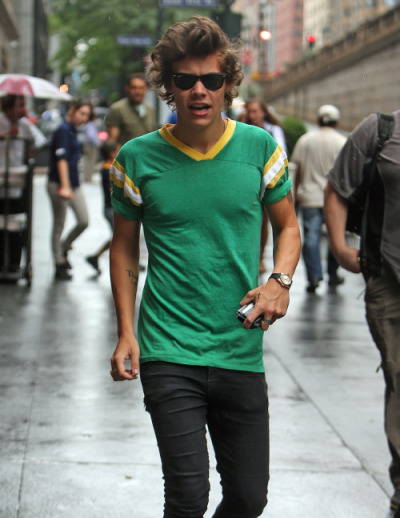 harry styles packers shirt