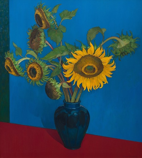 thunderstruck9:Criss Canning (Australian, b. 1947), Sunflowers,...