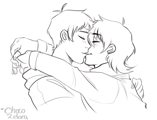 chocozebra:Klance kisses 