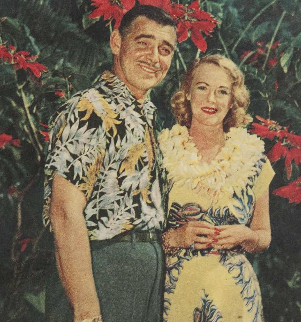 klappersacks, mid-centurylove: Clark Gable and new wife Sylvia...