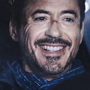 tony stark smile | Tumblr