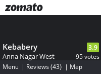 Kebabery Menu, Reviews, Photos, Location and Info - Zomato