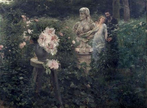 windypoplarsroom:Edouard-Joseph Dantan “Le Paradou” (1890)