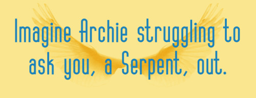 archieimagines:Imagine Archie struggling to ask you, a...