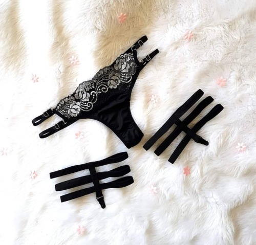 Matching accessories with lingerie for you: The Rosis thong and...