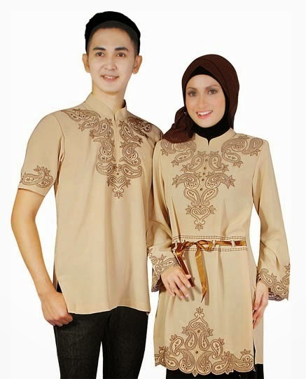 Fashion Muslim Contoh Desain Baju Muslim Couple Trend 2015