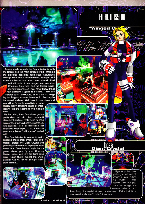 zonic94:GameFan Magazine Volume 6, Issue 4 - Burning Rangers...