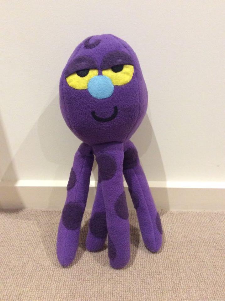 bubbles octi plush