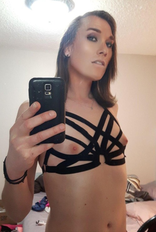 tgirlkayla:Straps and traps.