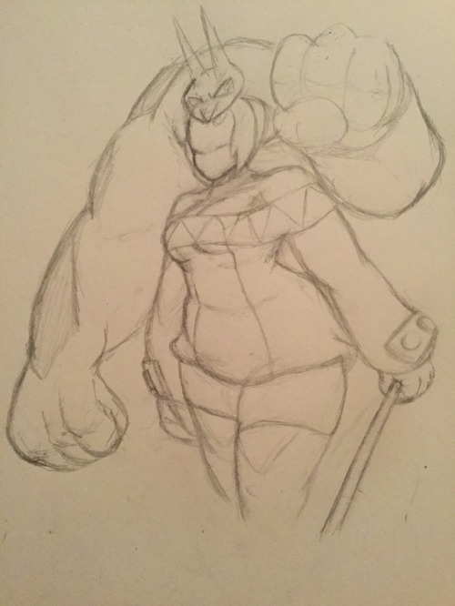my art skullgirls silent hill cerebella bubble head nurse Konami fanart gibbleking