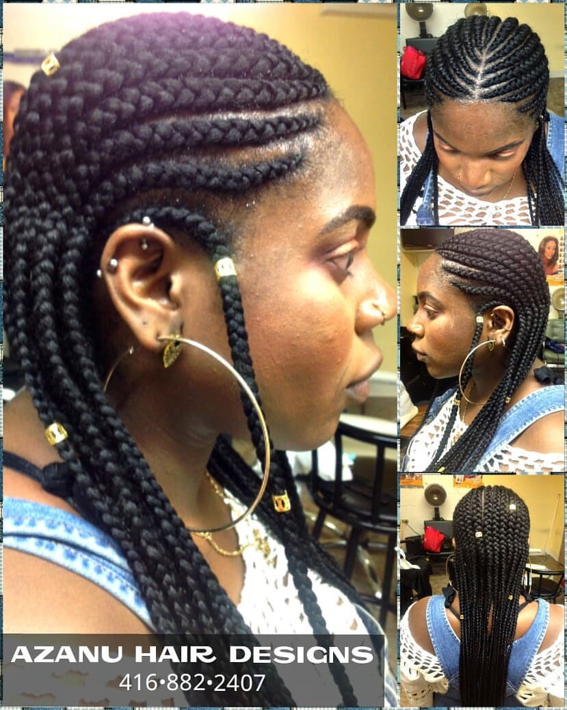 Azanu Hair Designs 416 882 2407 Fulani Braids Art Naturalhair