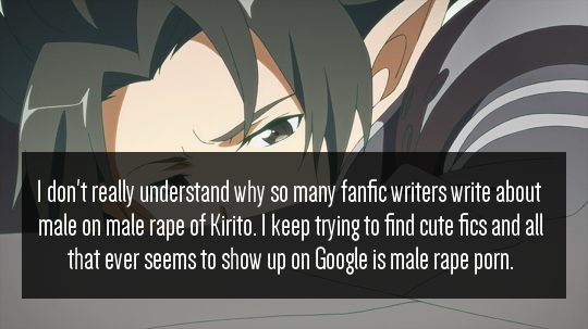 Argo Sword Art Online Porn - SWORD ART ONLINE CONFESSIONSÂ» â€” â€œI don't really understand ...