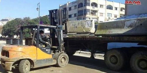 حالة ارتياح عامة يعيشها أهالي حمص بعد إزالة الحواجز البيتونية في...
